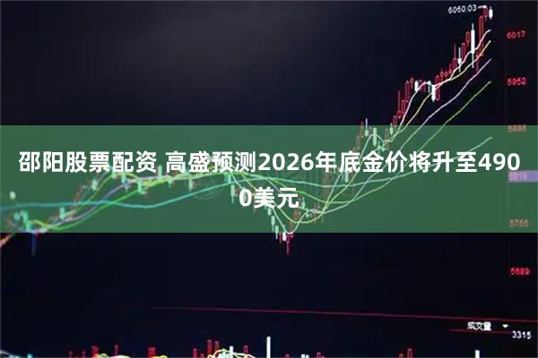 邵阳股票配资 高盛预测2026年底金价将升至4900美元